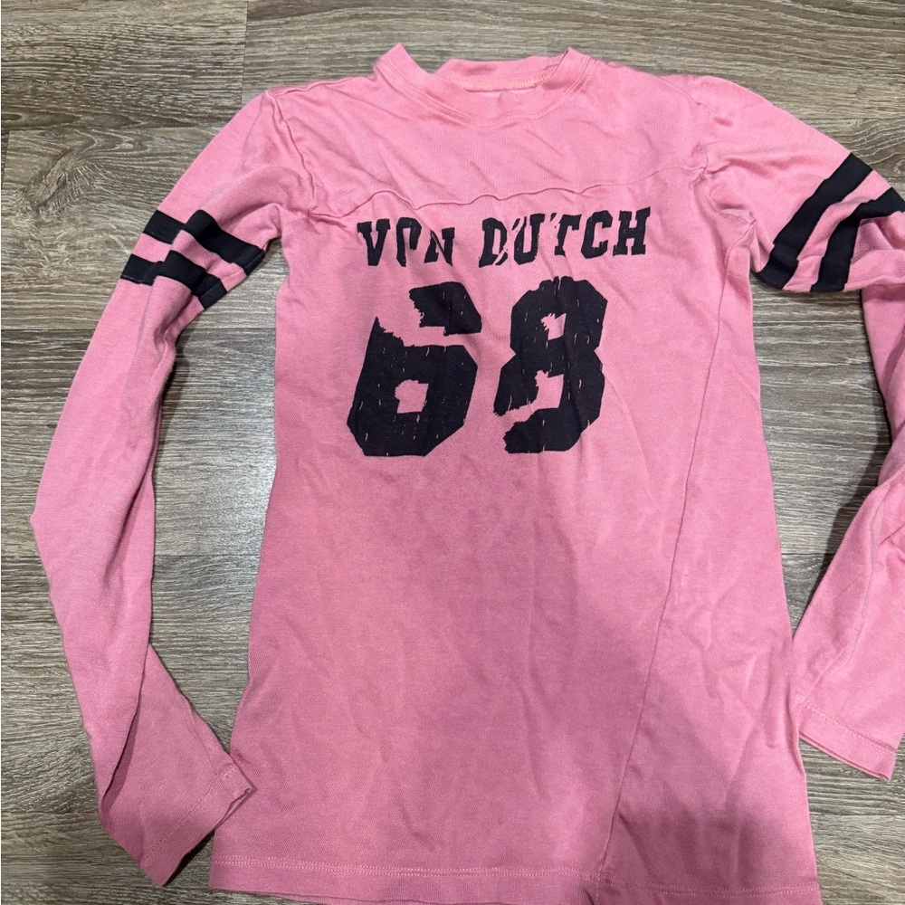 Von Dutch rare y2k football shirt size small